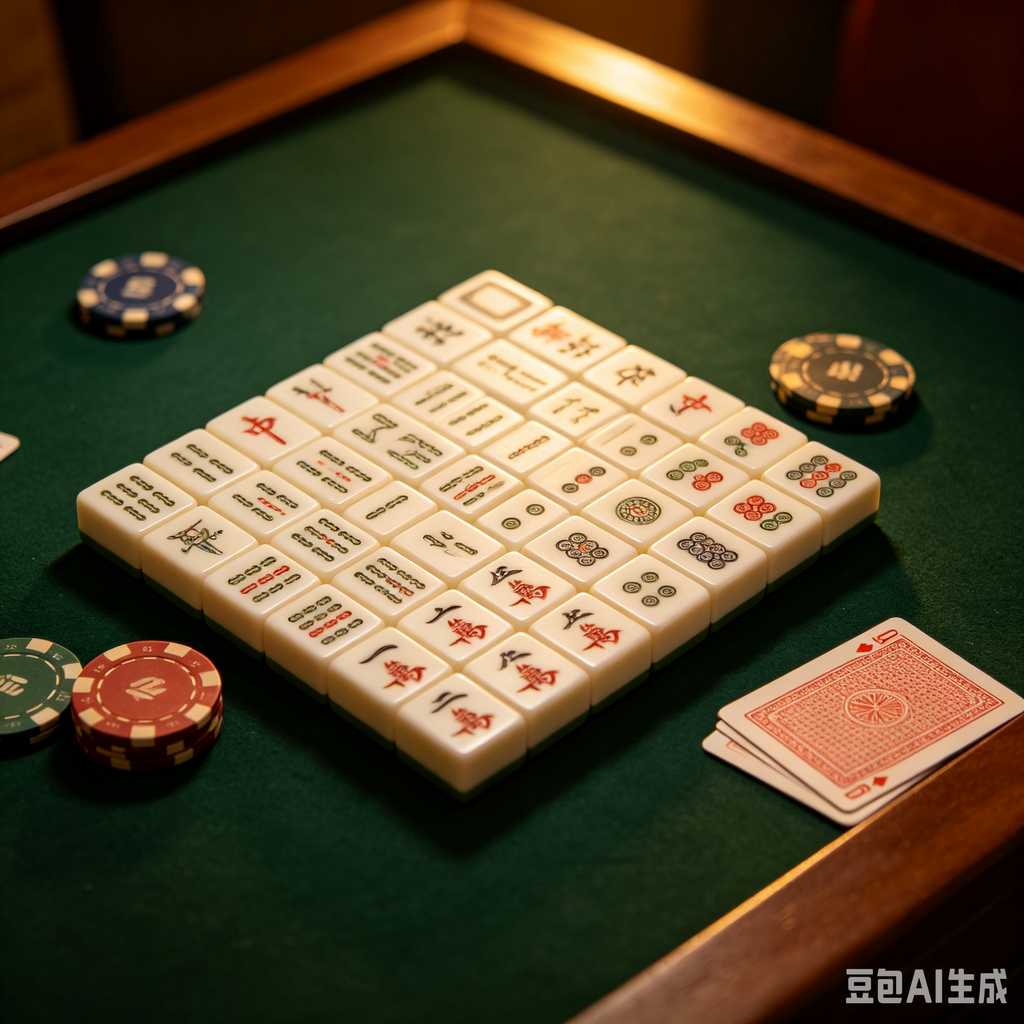 small portable mahjong set