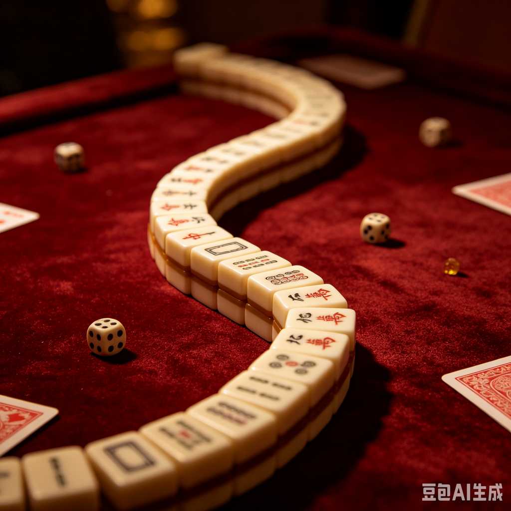 wooden mahjong set